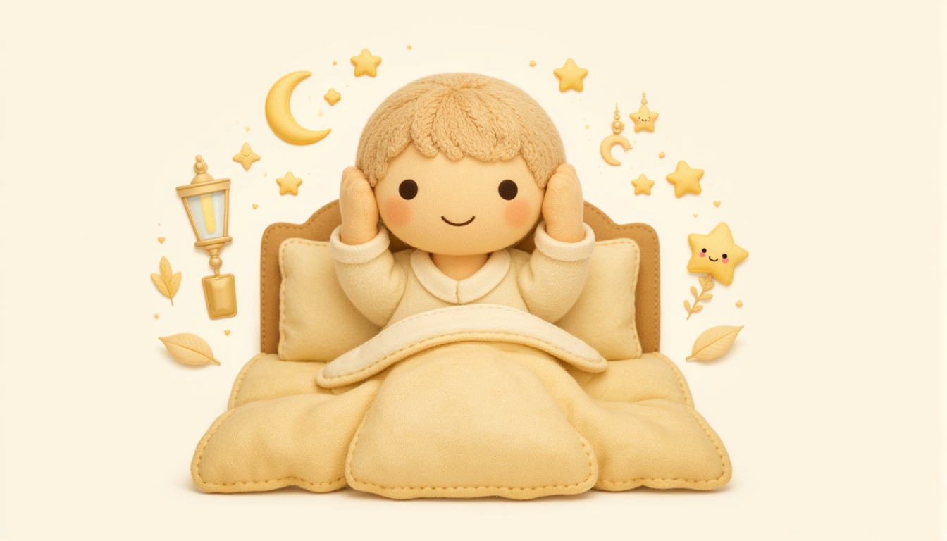 Illustration NEA KIDZ - La duaa avant de dormir : le rituel du soir qui change tout