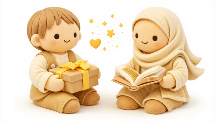 Illustration NEA KIDZ - L'AÃ¯d expliquÃ© aux enfants : pourquoi on fÃªte et comment