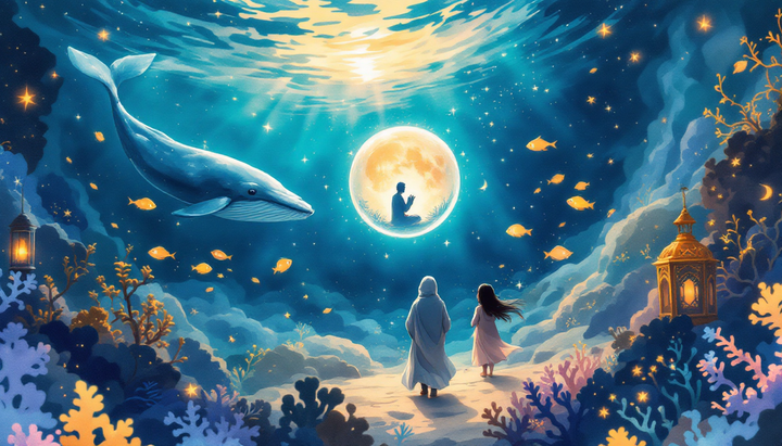 Illustration NEA KIDZ - L'histoire du ProphÃ¨te Younous expliquÃ©e aux enfants