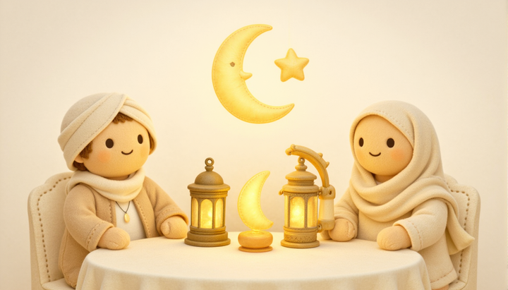 Illustration NEA KIDZ - Ramadan avec les enfants : le guide complet pour les familles musulmanes